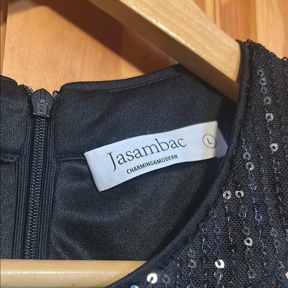 Black Sequin Dress - Picture 2 of 12